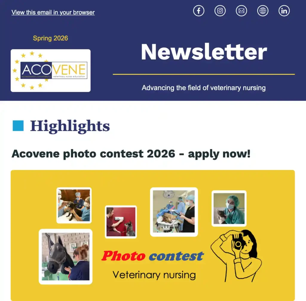 Acovene spring Newsletter