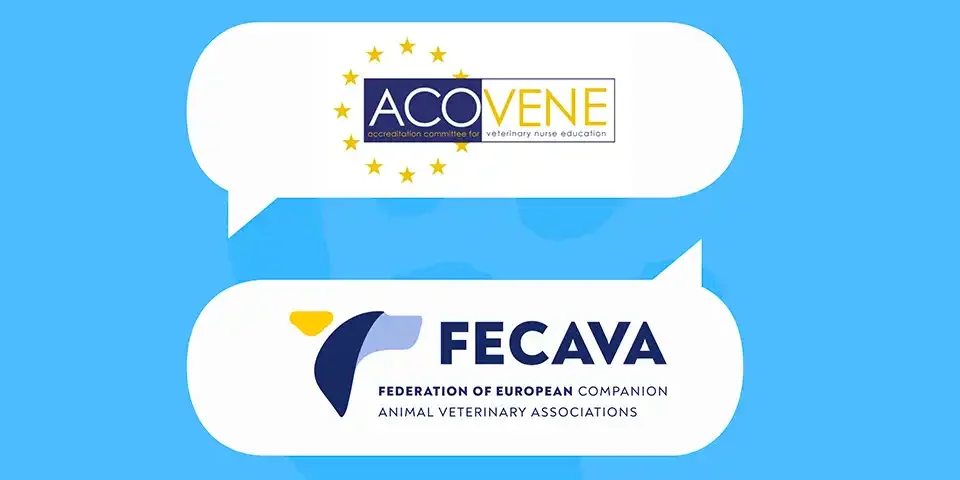 Picto showing that Acovene joins FECAVA to strengthen collaboration between veterinary professionals