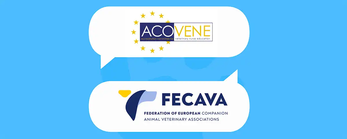 Picto showing that Acovene joins FECAVA to strengthen collaboration between veterinary professionals